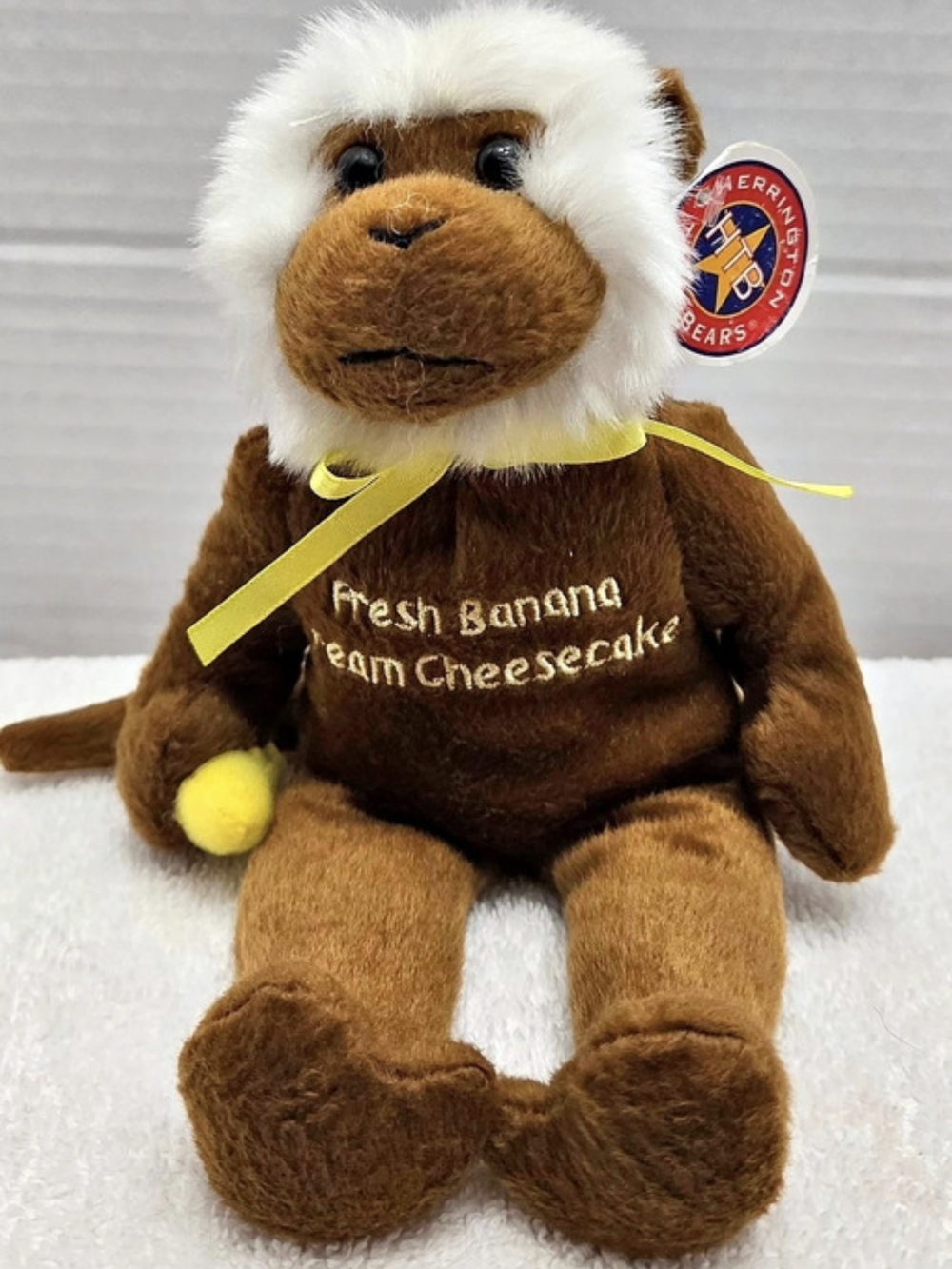 Herrington Teddy Bears Cheesecake Factory Banana Cream Monkey Plush 2016 HTF